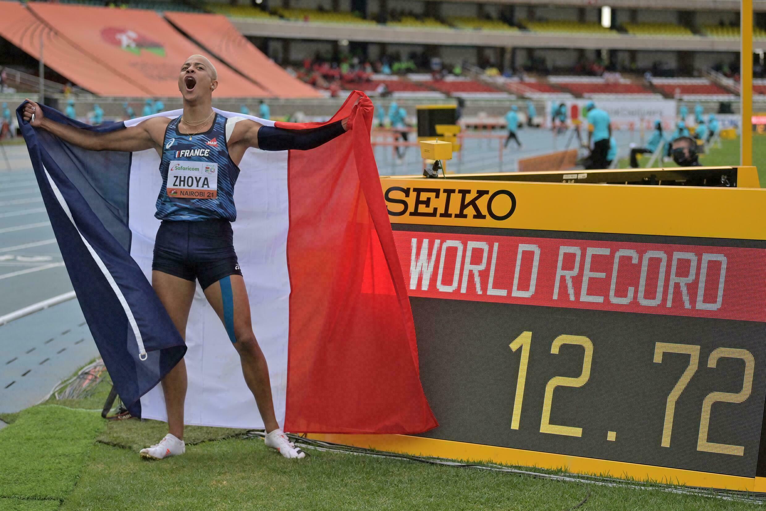 Sasha Zhoya phá kỷ lục chạy 110m rào ở Giải Điền kinh trẻ U20 Thế giới
