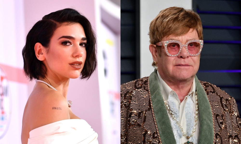 "Rocketman" Elton John và ca sĩ Dua Lipa lần đầu tiên hợp tác