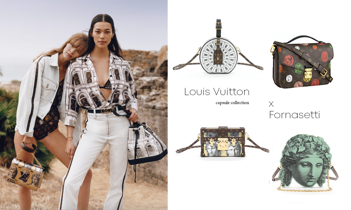 Louis Vuitton hợp tác Fornasetti tái sinh nghệ thuật cổ đại trong bộ sưu tập mới