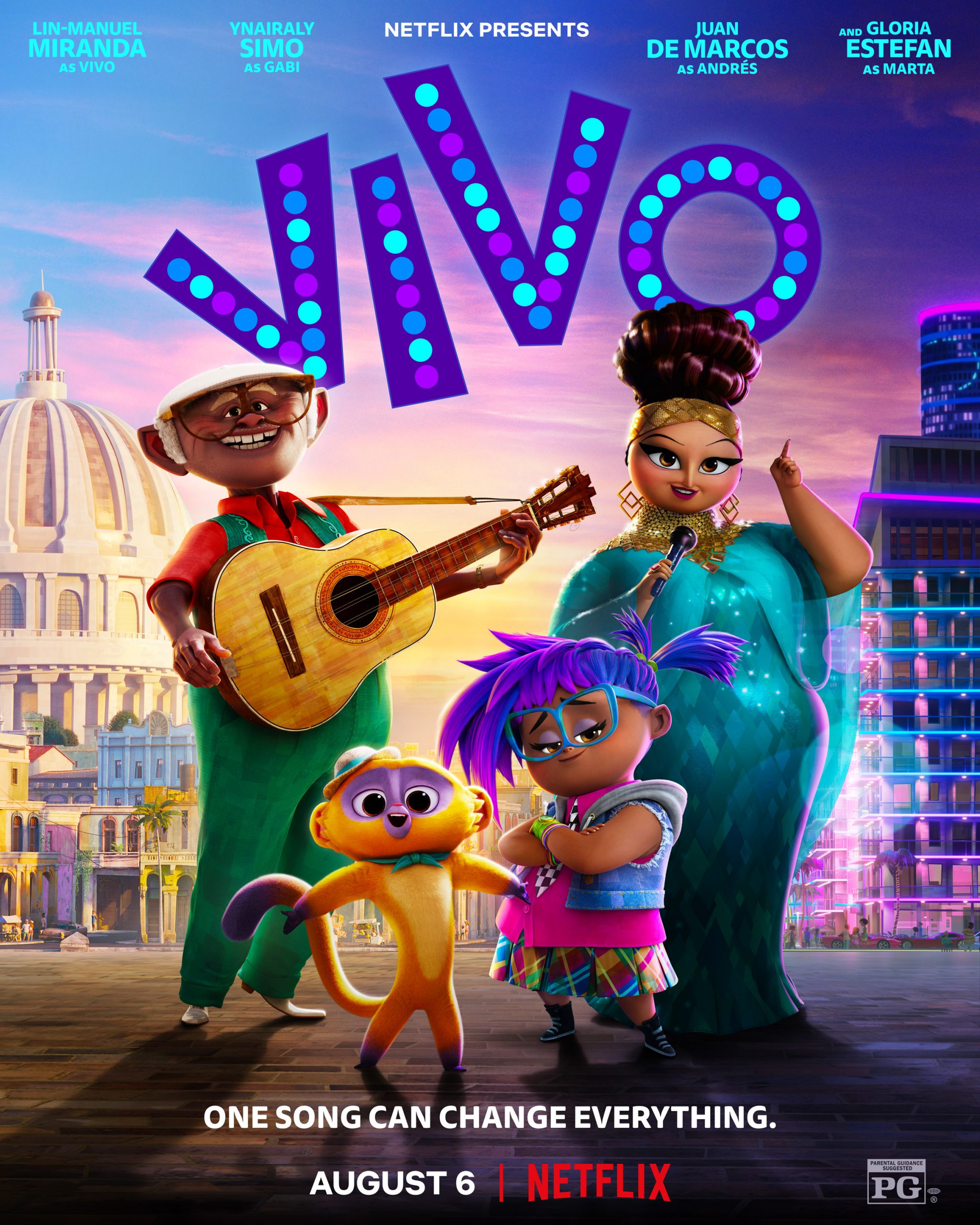 Phim hoạt hình Vivo câu chuyện về tình yêu âm nhạc