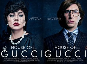 Nữ ca sĩ Lady Gaga (trái) và tài tử Adam Driver là hai ngôi sao đóng chính trong bộ phim House of Gucci